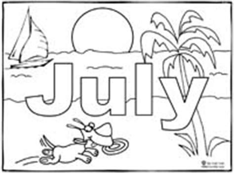 july coloring page sing laugh learn