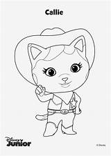 Sheriff Coloring Wild West Pages Callie Print Color Kids sketch template
