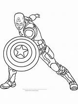 Captain America Coloring Pages Lego Avengers Choose Board sketch template