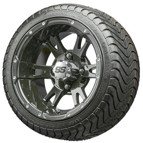 golf cart wheels  tires  rhox rx black   pro tires set   walmartcom