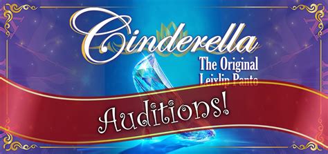 cinderella auditions september leixlip musical variety group