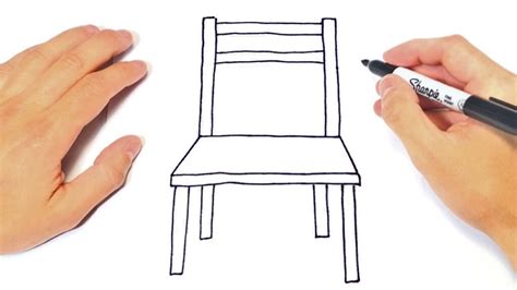 comment dessiner une chaise etape par etape dessins faciles