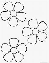 Coloring Pages Flower Printable Daisy Sheets Flowers Pattern sketch template