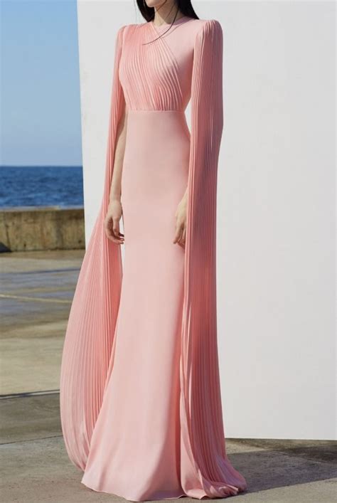 alex perry blush pink alex long sleeve gown poshare elegant dresses classy classy dress
