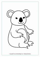 Koala Colouring Outline Drawing Pages Coloring Explore Australian Animals Animal Become Member Log Paintingvalley Activityvillage Village Activity sketch template