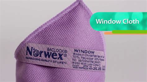 norwex window cloth introduction youtube