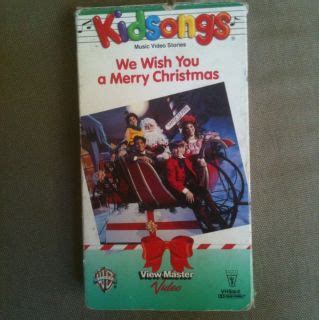 kidsongs viewmaster vhs     merry christmas