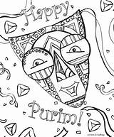 Purim Coloring Pages Happy Mask Torah Printable Xcolorings Getdrawings Drawing Print sketch template