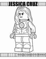 Coloring Lego Jessica Cruz Lantern Green Pages Bricks True North Marvel Captain America Superman Truenorthbricks sketch template