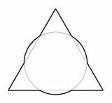 Triangolo Cerchio sketch template
