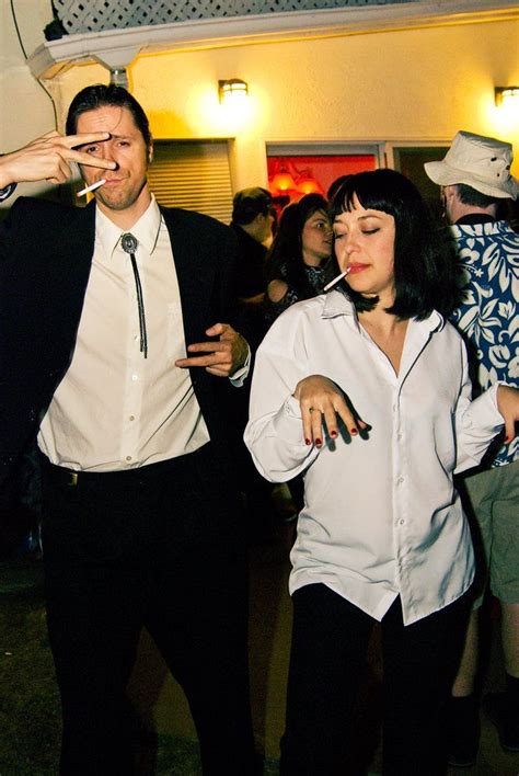 Mia And Vincent From Pulp Fiction 90s Halloween Costumes