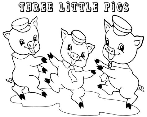 pigs coloring pages  preschool fun learning printable
