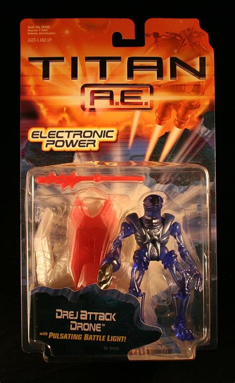 buy drej attack drone  pulsating battle light titan ae electronic power  action figure