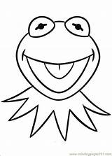 Muppets Coloring Muppet Pages Printable Babies Color Frog Kermit Face Mask Colouring Printables Book Cartoons Gonzo Piggy Miss sketch template