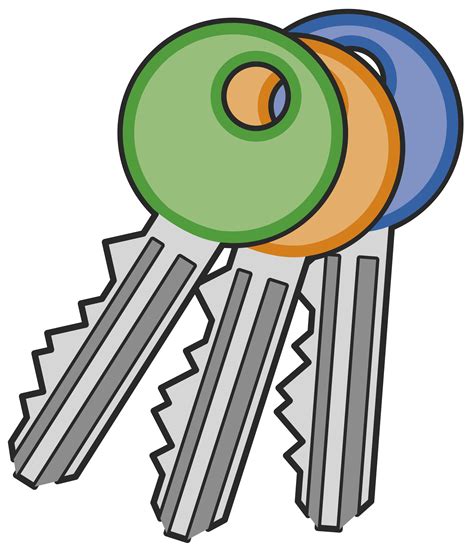 bunch  keys clipart   cliparts  images  clipground