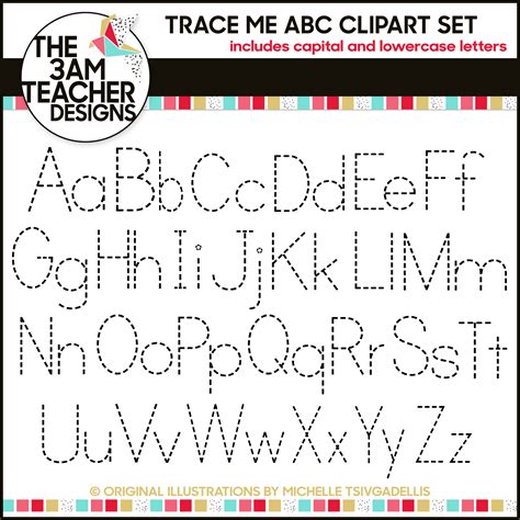 tracing letters clipart tracinglettersworksheetscom