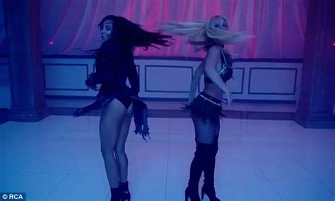britney spears and tinashe have a sexy sleepover in very racy new slumber party video daily