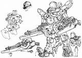 Robotech sketch template
