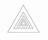 Triangle Triangles Coloring4free Coloringbay sketch template