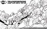 Transformers G1 Coloring Pages Ramjet Template sketch template