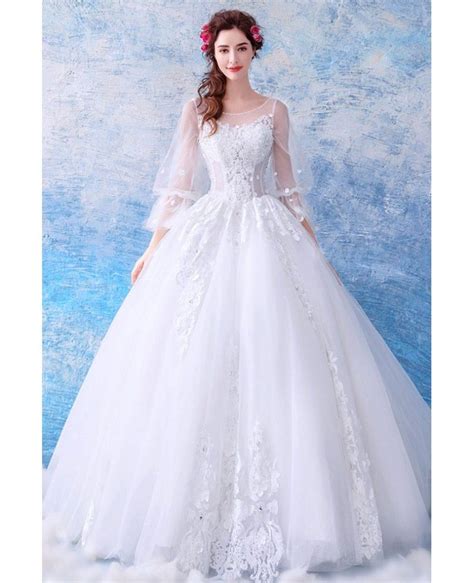 fairy butterfly sleeve princess ball gown wedding dress wholesale price