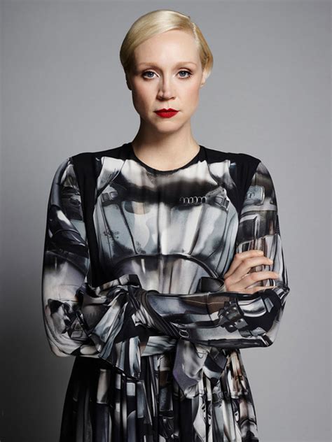 Gwendoline Christie Models Stylish Captain Phasma Gown