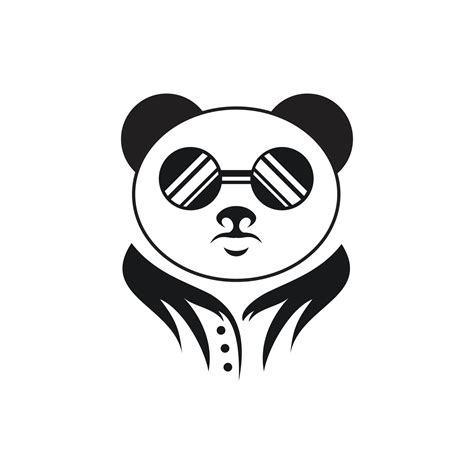 panda logo vector    vector art  vecteezy