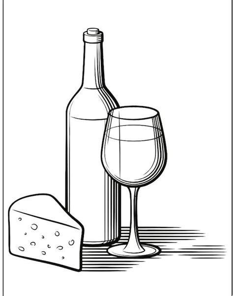 fun coloring pages  adults wine etsy