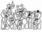 Foxy Coloring Pages Fnaf Sister Location Getdrawings sketch template