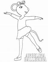 Ballerina Angelina Coloring Pages sketch template