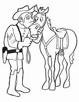 Vaqueros Cavallo Cavalli sketch template
