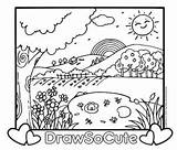 Scenery Country Drawsocute sketch template