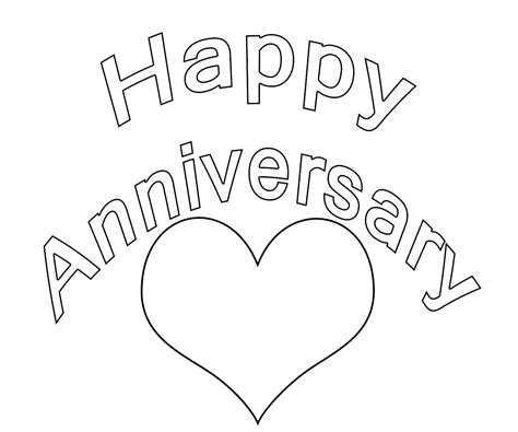 romantic happy anniversary coloring pages  gift  coloring pages