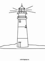 Lighthouse Leuchtturm Faro Faros Silueta Coloringpage Malen Burning Zeichnung Patrones áfrica Besuchen Schritt sketch template