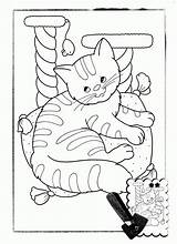 Koty Kot Kolorowanki Kolorowanka Wydrukowania sketch template