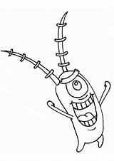 Spongebob Plankton Bajki Kolorowanka Druku sketch template