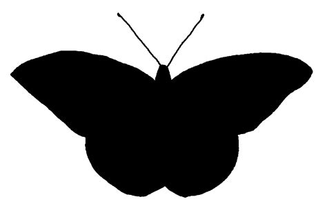 butterfly cliparts silhouette   butterfly cliparts