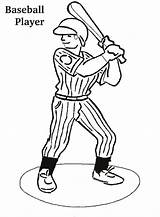 Coloring Mlb Player Baseball Batter Pages Box Ready Color Getcolorings Printable sketch template