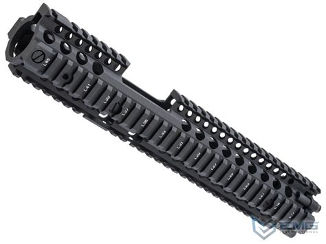 emg licensed daniel defense ma ris ii airsoft cnc aluminum handguard color black