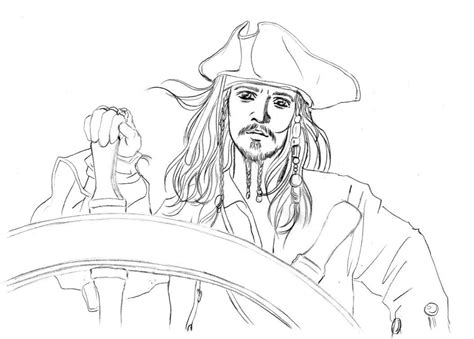 jack sparrow coloring pages jack sparrow drawing pirate coloring