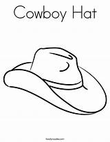 Hat Cowboy Coloring Worksheet Worksheets Print Sheet Cowboys Template Noodle Handwriting Outline Twistynoodle Built California Usa Twisty Favorites Login Add sketch template