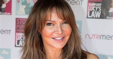 Lizzie Cundy 50 Flashes Her Age Defying Flesh In A Dress Held Up By