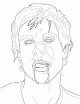 Vampire Diaries Coloring Pages Drawings Damon Salvatore Drawing Simple Easy Etsy Visit sketch template