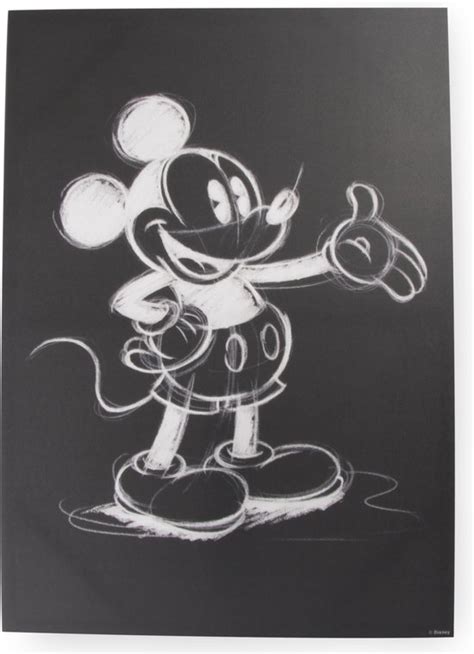 mickey mouse afbeeldingen zwart wit