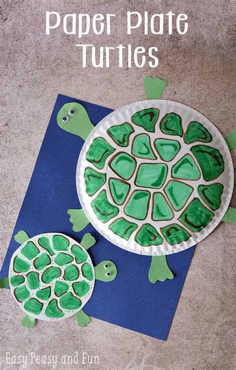 paper plate turtle craft easy peasy  fun