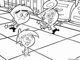 Coloring Fairly Wanda Odd Pages Cosmo Parents Cartoon Fairy Oddparents Printable Print Color Getcolorings Book Perfect Characters Popular sketch template