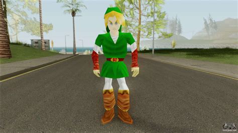 Adult Link Legend Of Zelda Ocarina Of Time V1 For Gta
