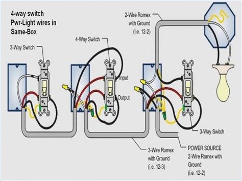 gang light switch wiring diagram schematic