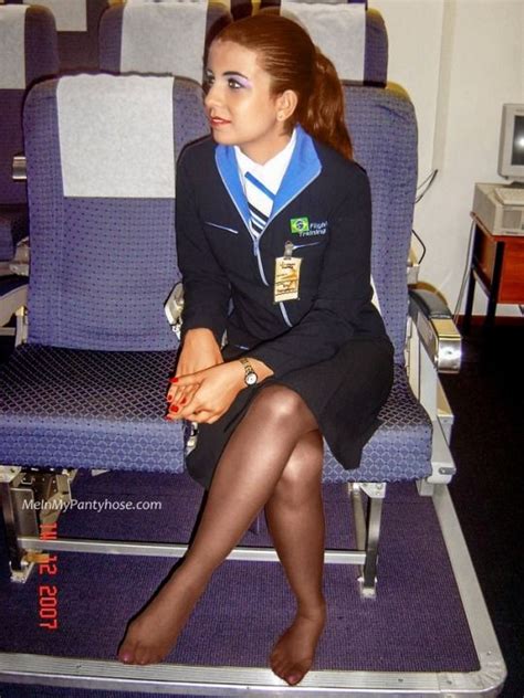 pin on girls wearing pantyhose airline stewardess