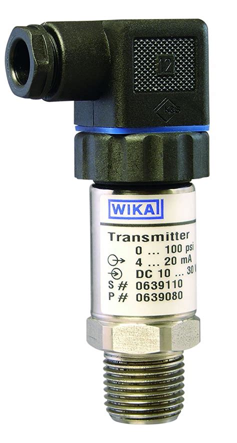wika  general purpose pressure transmitter  ma  wire signal output stainless steel